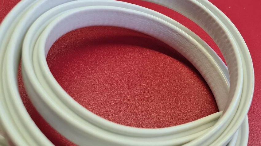 Keder Klemmber Farbe weiss PVC Kantenschutz 1-4,5 mm Kantenschutzprofil 