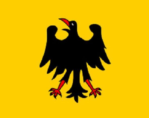 Fahne Flagge Heiliges Römisches Reich Deutscher Nation 80 x 120 cm Premium
