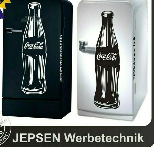 Coca Cola Aufkleber 120x34cm Bottle B1 XXL z.B. für Kühlschrank - Tür -  Farbwahl kaufen bei
