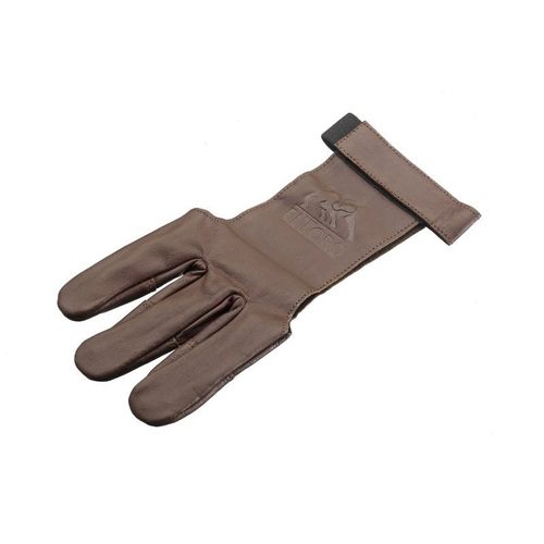 Schießhandschuh 3-Fingerhandschuh Handschuh Traditionelles Bogen Zubehör braun 