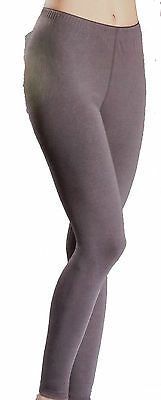 L M Modal Damen Leggings lange Unterhose Skiunterhose lila schwarz weiß Gr 