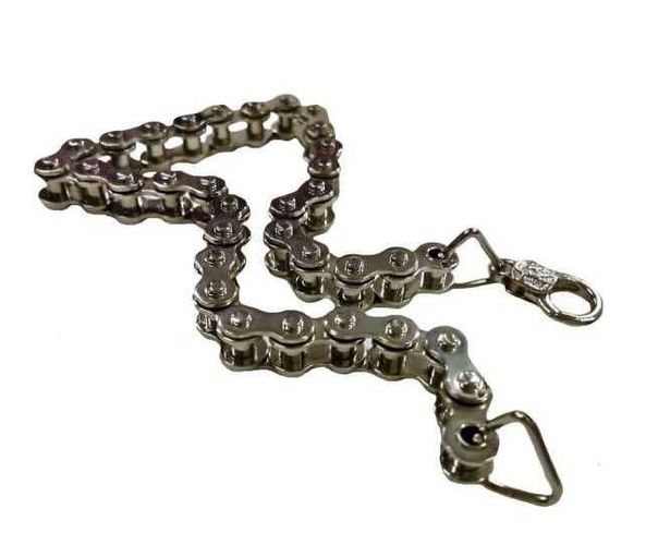 Biker Hosenkette 17 cm,Halskette Sklavenkette Schlüsselkette,Biker chain 