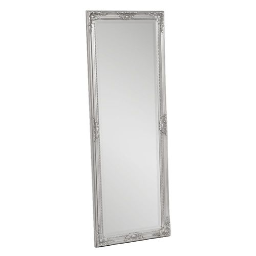 Wandspiegel LEANDOS 160x60cm Silber Antik barock Design Spiegel pompös Facette 