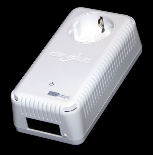 devolo dLAN 500 Duo Powerline (Internet 500 Mbps on socket, 2 LAN ports, 1  Powerlan adapter, PLC network adapter) White - Swiss plug : :  Electronics