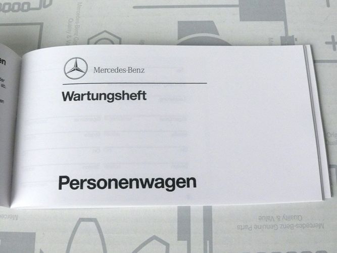 Serviceheft / Wartungsheft zu Mercedes-Benz Baureihe W 115 T
