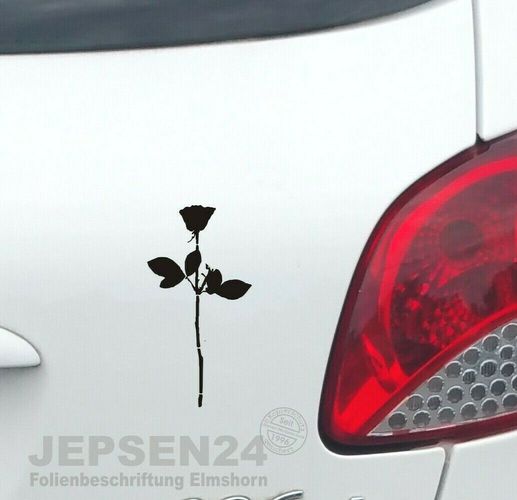 GreenIT Adesivo Vinile Depeche Mode Rosa 10 Cm Per Auto E Superfici Lisce