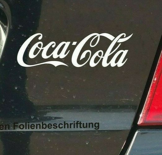 Aufkleber Coca Cola 70cm für ihren Kühlschrank Auto Tür Fenster
