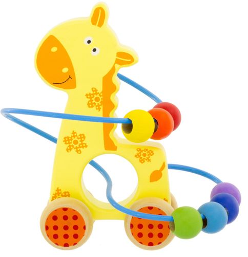 Motorikschleife spielzeug BabyMathe Spielwaren für Junge und Mädchen Giraffe 