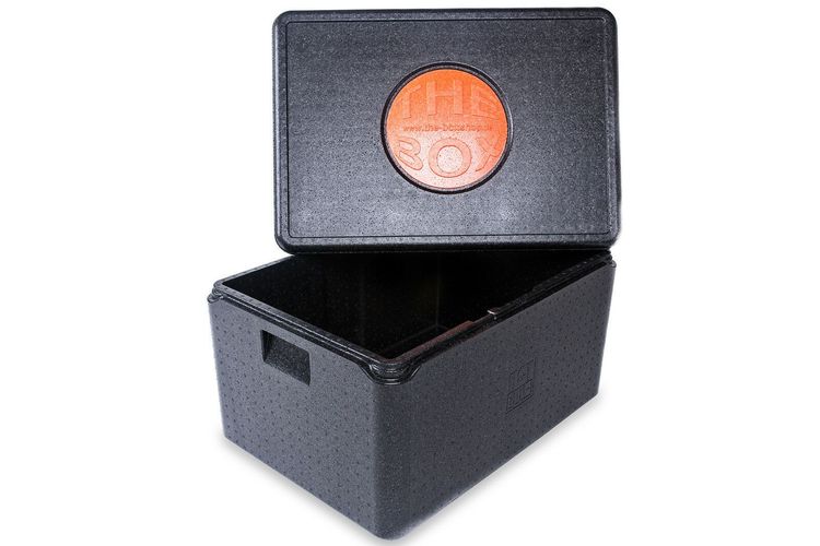 EPP Thermo Box Abm 68,5 x 48,5 x 36,5 mm Warmhaltebox Kühlbox Isolierbox ROT 
