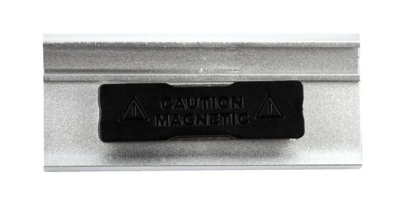 20 x Modisches Namensschild aus eloxiertem Aluminium mit Magnet 