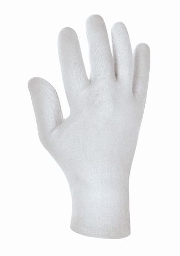 12 Paar Baumwollhandschuhe weiß Trikot Handschuhe Stoff Arbeitshandschuhe NEU 