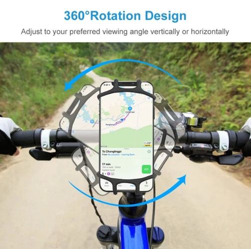 Handyhalterung Fahrrad Halterung Silikon Motorrad Handy Lenker Halter  Smartphone