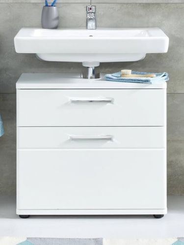 Waschbeckenunterschrank Weiß Waschtisch Unterschrank Badezimmer Unterschrank