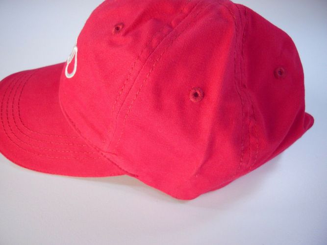 Audi Baseball Cap, Mütze, Basecap Capy Schirm Mütze Rot , Logo Ringe in  Weiß kaufen bei  - Farbrichtung Rot Material Baumwolle