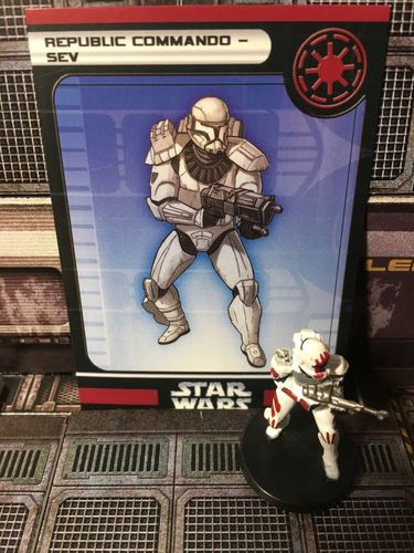 Star Wars Miniatures Champions of the Force REPUBLIC COMMANDO SEV #36 