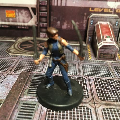 Star Wars Miniatures Champions of the Force DARK SIDE ENFORCER #9 no card 