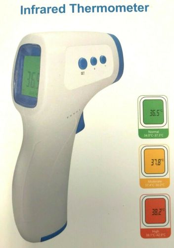 Digital LCD Infrarot LCD Fieber Stirnthermometer Kontaktloses Baby Erwachsene d 