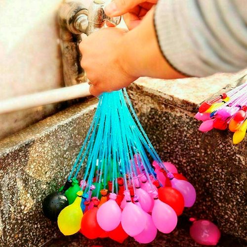 automatisch befüllbare Wasserballons selbstschließend Wasserbomben Kinder Sommer 