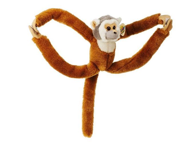 Plüschtier Affe Affen Gibbon Stofftier 54cm Kuscheltier Gibbons Hängeaffe 