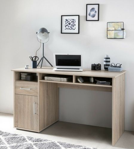 Schreibtisch Computertisch Bürotisch Arbeitstisch Tisch 125 x 60 cm Sonoma Eiche 