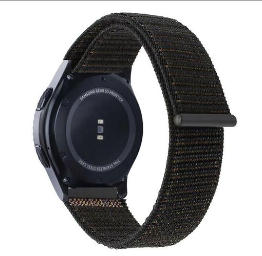 Smartwatch Fitness Armband 22mm nylon grau für Garmin Vivoactive 3 
