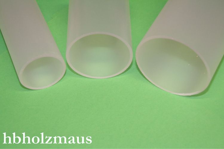 Acrylglas Rohr Opalweiß Ø 70/64 mm Länge wählbar 29,99€/m 