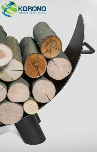 80 cm x 43 cm Brennholzregal aus Stahl für Feuerkorb Grillfeuer Feuerstelle 