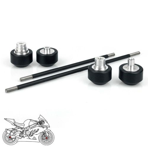 BMW S1000R/RR Achs Schwingenprotektoren Sturzprotektor blau Protektor Racefoxx 