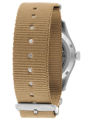 Seiko 5 Sports Herren Armbanduhr Automatik Beige Schwarz SRPG35K1