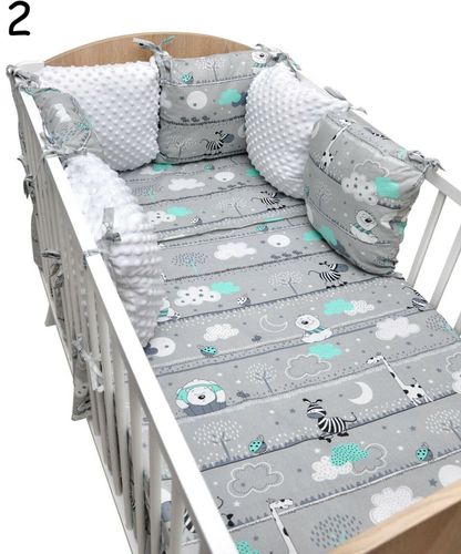 Babybett Kinderbett Bettset Minky komplett Matratze Schublade 120x60 weiß Neu 