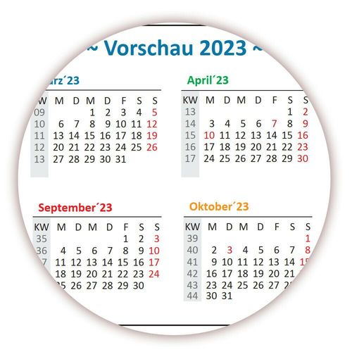 Rainbow Wandkalender DIN A1 2022 gefaltet Wandplaner inkl Ferien & Feiertage 