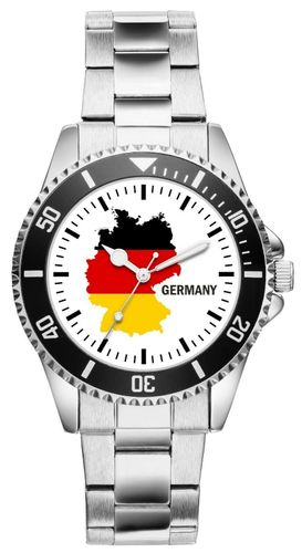 Deutschland Geschenk Artikel Fan Gastgeschenk Fahne Flagge Uhr 1114 