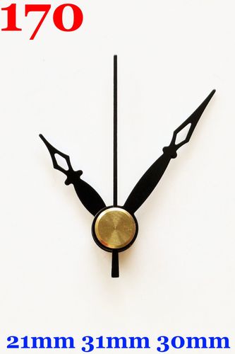 Quarz-Uhrwerk Uhrwerke nach Wahl mit Zeiger Lautlos ohne Ticken Schwarz #57 