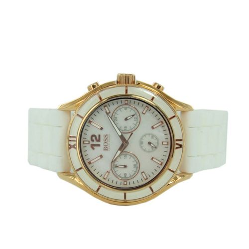 Hugo boss women's sale rose gold watch