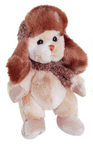 BARBARA BUKOWSKI beige Teddybär CHARLIE mit Mütze Neue Kollektion 18 cm NEU 