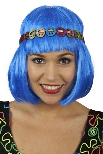 Haarband mit Federn Hippie Kostümzubehör Karneval Verkleidung Federband 
