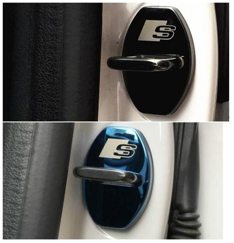 Auto Styling Türschloss Abdeckung Embleme Fall für Audi Sline A4 S3 Q3 Q5  Q7 A7 kaufen bei