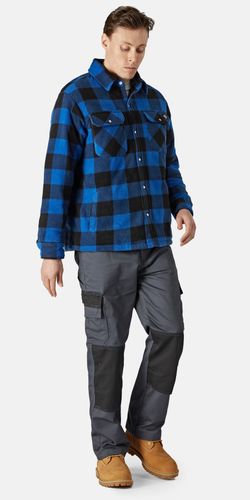 Dickies Holzfällerhemd Portland, Thermohemd mit bei Polyester kaufen - Karo Muster Material Hood.de