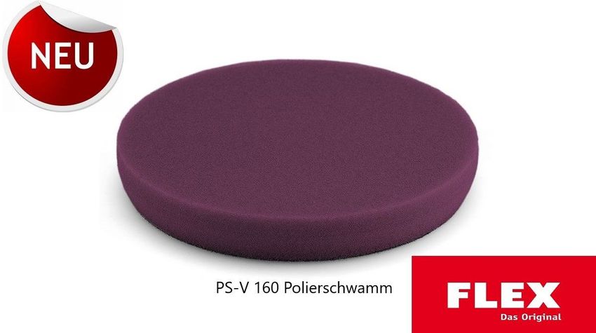 FLEX 1x Ø 160mm Polierschwamm PS-V 160 hart violett 434469 434.469 