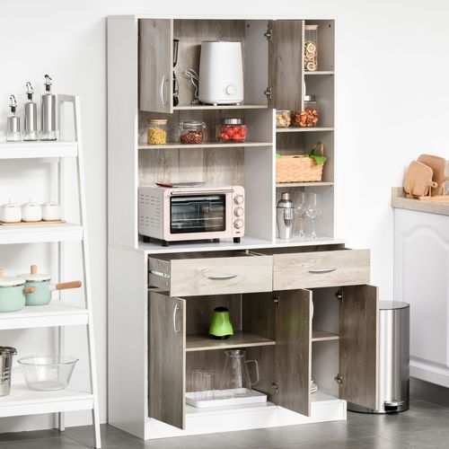 Küche, Haushalt & Wohnen Küche P2 Holzwerkstoff Weiß 89 x 39,5 x 168 cm