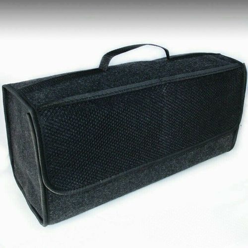 große Filz Kofferraum Tasche Werkzeugtasche schwarz mit Klett 48 x 15,5 x  25,5cm kaufen bei