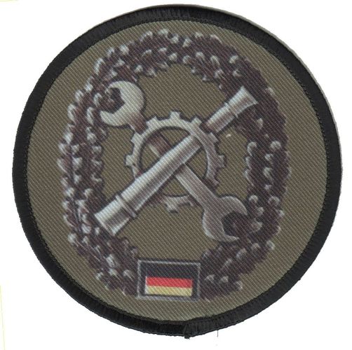 Jägertruppe Aufnäher/Patch Bundeswehr/Barettabzeichen/Soldat/Bw/Heer/