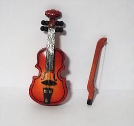 1:12 Violine mit Bogen 3,5 cm  FL0073  für die Puppenstube 