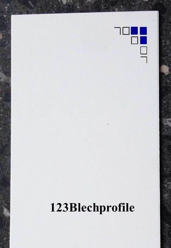 Alublech 1 + 2mm weiß Ral9010 2m Aluplatte Glattblech Aluminiumblech kaufen  bei
