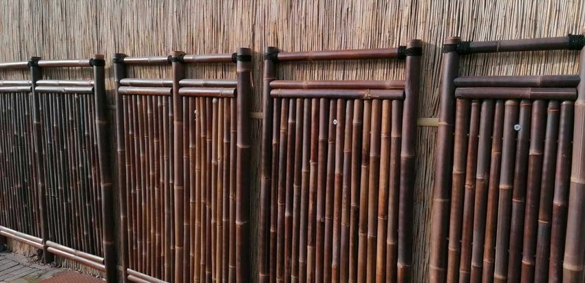 Bambuszaun Gartenzaun Bambus Sichtschutzzaun Sichtschutzwand Bambus Jawa 