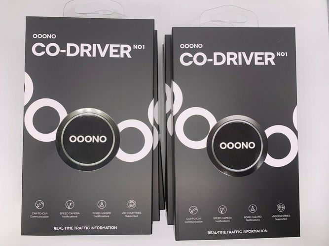 OOONO + Halterung V3 Co-Driver Black Version Traffic Blitzerwarner / NEU &  OVP