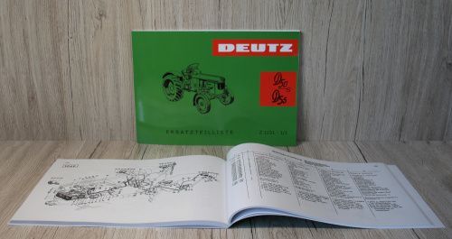 Deutz Schlepper D50 S D55 Z1151-1/1 Traktor Ersatzteilliste 