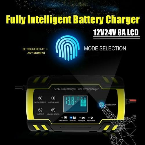 Intelligente Batterie Ladegerät Impuls Reparatur KFZ/Auto Motorrad 12V-24V 150AH 
