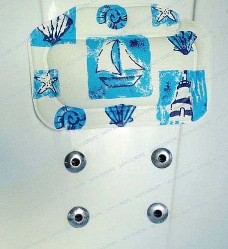 PVC Schaum. Tropical Blau Nackenpolster Sicherheitseinlage 32 x 22 cm