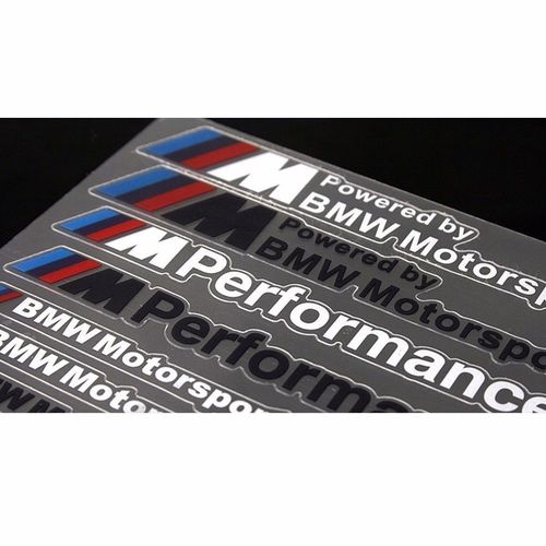 M Performance Aufkleber Emblem Abzeichen Zeichen für BMW Motorsport kaufen  bei